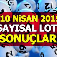 Sayısal Loto sonuçları 10 Nisan 2019 - Sayısal loto neticesi mpi canlı çekiliş