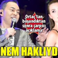 Serdar Ortaç'ın boşandıktan sonra annem haklıydı demesi