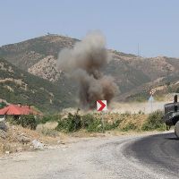 Siirt'te PKK'lı teröristlerce yola tuzaklanan patlayıcı infilak etti