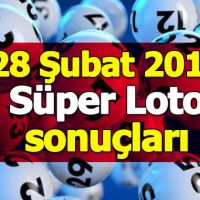 Süper Loto sonuçları açıklandı 28 Şubat 2019 | Milli Piyango İdaresi Süper Loto çekilişi ikramiye tutarı