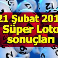 Süper Loto sonuçları 21 Şubat 2019 | Milli Piyango İdaresi Süper Loto çekilişi ikramiye tutarı