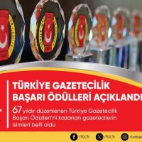 TGC 67.Türkiye Gazetecilik Başarı Ödüllerini kazananlar belli oldu