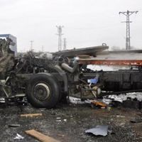 Tekirdağ'da 2 TIR çarpıştı: Bir kişi ağır yaralı