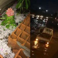 Tekirdağ'da dolu ve sağanak hasar yarattı