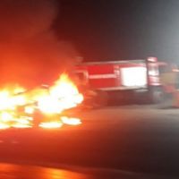 Trafik cezası ağır geldi, aracını ateşe verip yaktı