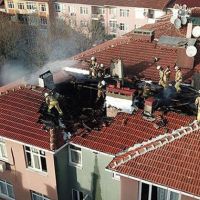 Üsküdar'da korkutan yangın