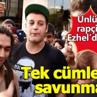 Uyuşturucu davasından yargılanan Ezhel'den tek cümlelik savunma!