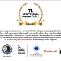 Vedat Günyol 11. Deneme Ödülü Başvuruları Başladı