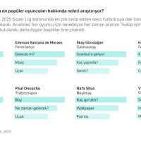 Yandex Arama,taraftarın Süper Lig yıldızları hakkında neleri merak ettiğini ortaya çıkardı