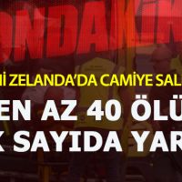 Yeni Zelanda'da iki camiye silahlı saldırı:49 ölü 48 yaralı