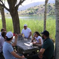 Doğa harikası Ardos Gölü, Kovid-19'dan bunalan vatandaşların uğrak yeri oldu