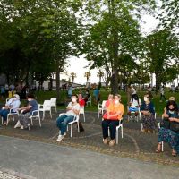 Samsun'da sosyal mesafeli açık hava konseri gerçekleştirildi