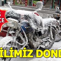 Ardahan'ın Göle ilçesi eksi 32,5'yi gördü