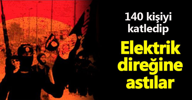 IŞİD 140 sivili katledip elektrik direğine astı