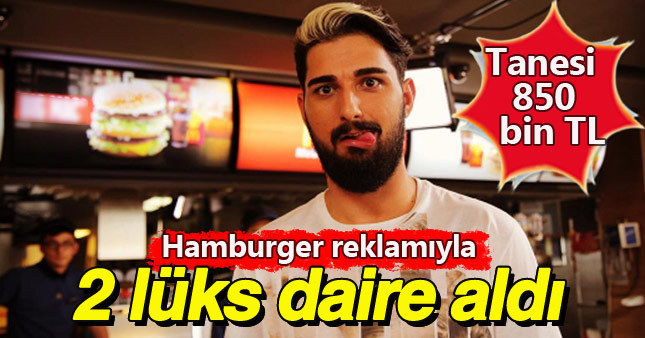 İdo Tatlıses hamburger parasıyla 2 daire aldı