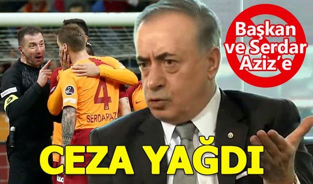 PFDK, Mustafa Cengiz ve Serdar Aziz'e ceza yağdırdı