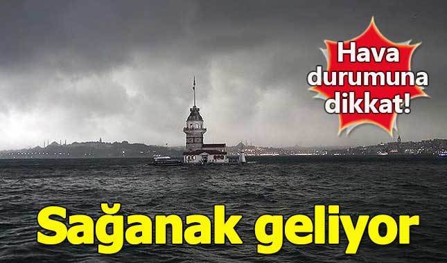 Meteorolojiden şiddetli yağmur uyarısı (İstanbul'da yarın hava nasıl olacak?)