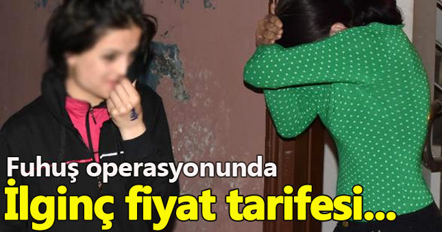 Fuhuşta tipe göre ücret