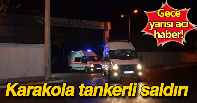 Gece yarısı bomba yüklü tanker saldırı