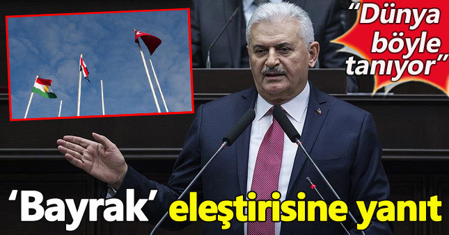 Başbakan Yıldırım'dan "Kürdistan bayrağı" açıklaması