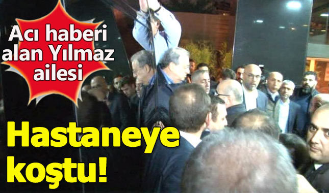  Mesut Yılmaz ve Eşi ölüm haberini alır almaz hastaneye gitti