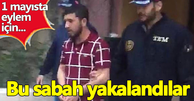1 mayısı kana bulamak isteyen teröristler yakalandı