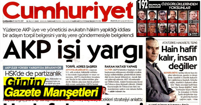 10 mayıs 2017 gazete manşetleri