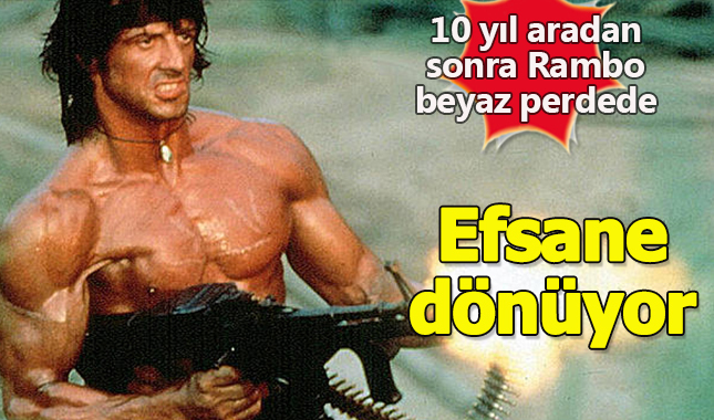 10 yıl aradan sonra yeni Rambo filmi geliyor