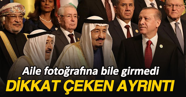 13. İslam İşbirliği Teşkilatı aile fotoğrafında bir tek Mısır'ın temsilcisi yoktu