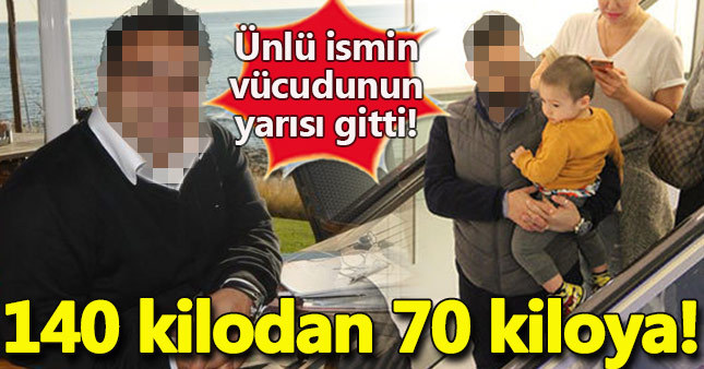 140 kilodan 70 kiloya düştü!