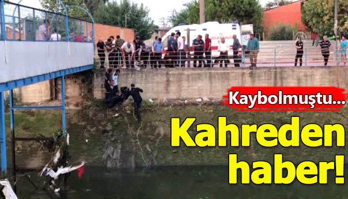 15 yaşındaki çocuğun cesedi sulama kanalında bulundu!