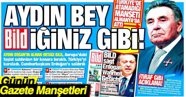 16 Mart Gazete manşetleri