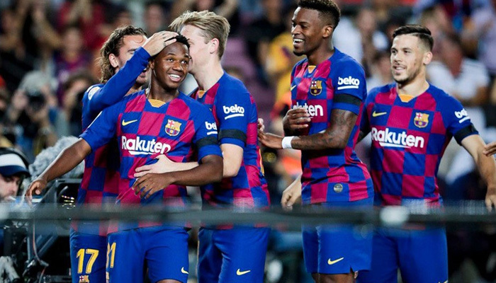 16 Yaşındaki Fati attı Barcelona kazandı