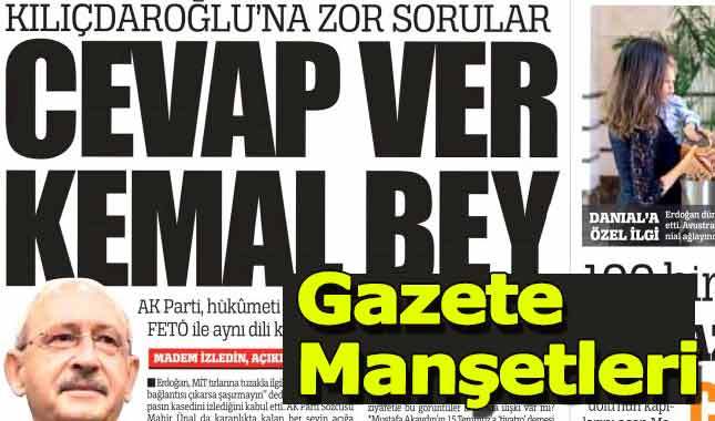 17 Ağustos gazete manşetleri