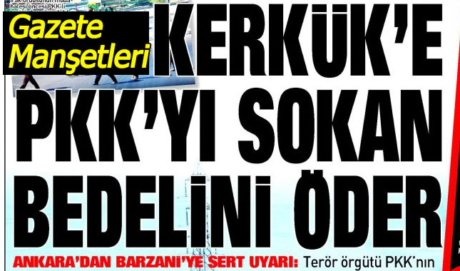 17 Ekim gazete manşetleri
