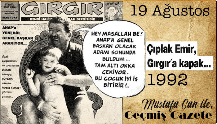 19 Ağustos Geçmiş Gazete