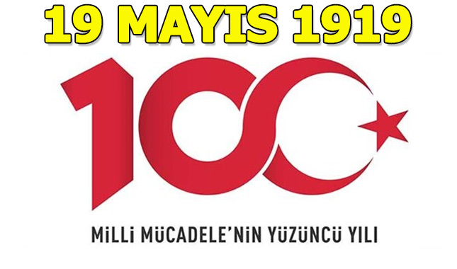 19 Mayıs'ın 100. yılına özel logo