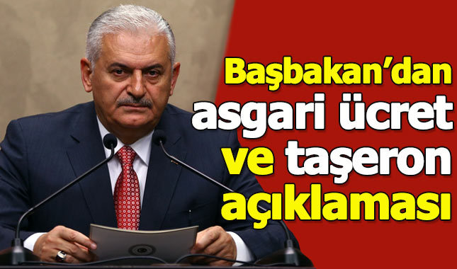 2018 Asgari ücret ne kadar olacak? Başbakan'dan son dakika açıklaması