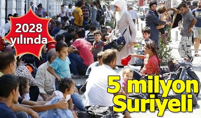 10 yıl sonra 5 milyon Suriyeli...