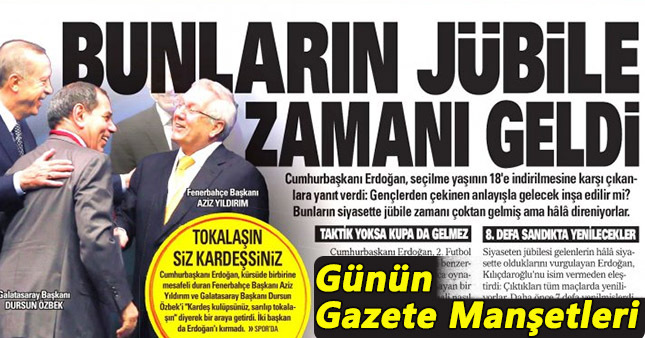 21 şubat gazete manşetleri