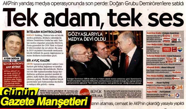 22 Mart 2018 Perşembe Gazete Manşetleri oku