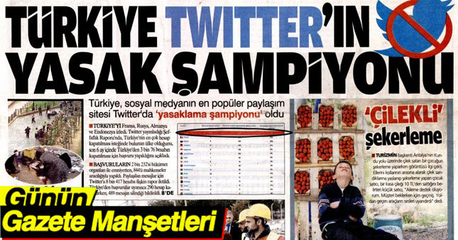 23 Mart 2017 Gazete Manşetleri