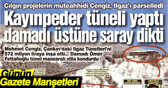 25 Ocak 2017 Gazete Manşetleri