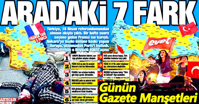 25 nisan salı gazete manşetleri