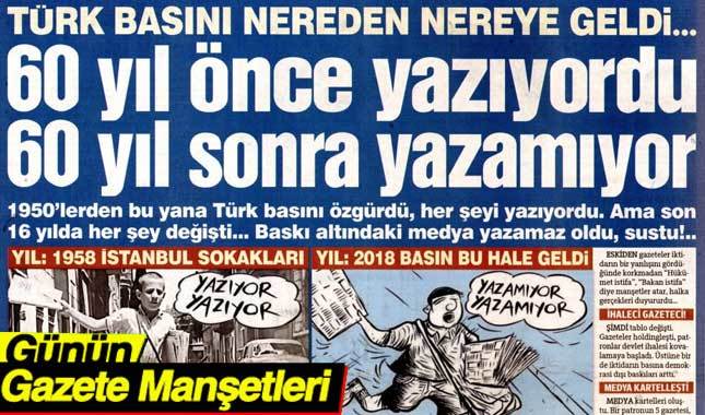 27 Mart 2018 Gazete Manşetleri