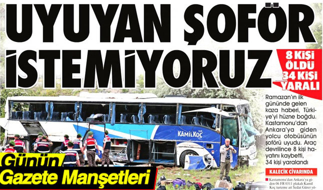 28 Mayıs 2017 Gazete Manşetleri