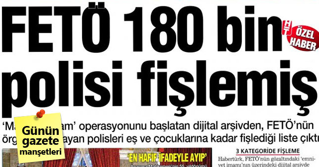 28 Nisan gazete manşetleri oku!