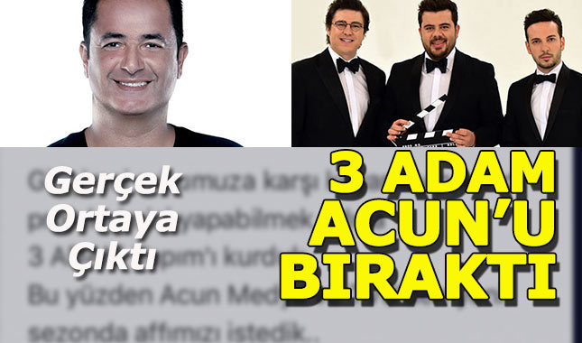 3 Adam TV 8 ile yolları ayırdı
