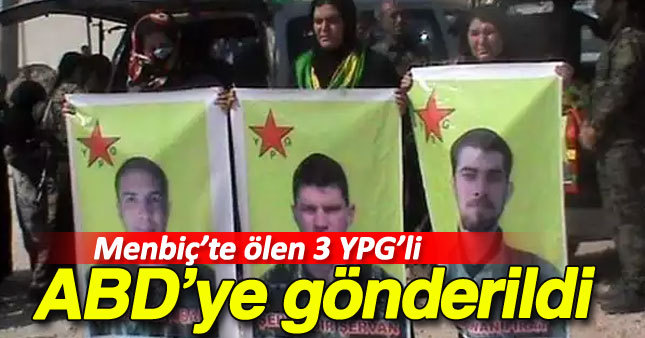3 YPG'li cenazesi ABD'ye gönderildi