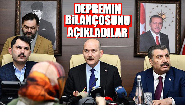 3 bakandan son dakika deprem açıklaması!